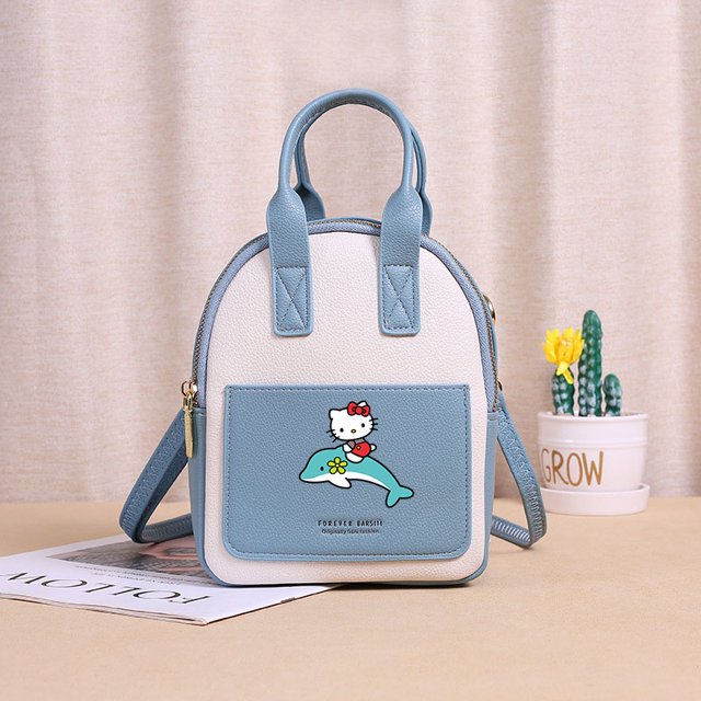 Linda Mochila De Hello Kitty Para Estudiantes Coreanos , Bolsa Escolar Para Mujeres , Viaje , Bandolera , Bolso Tote Fivean unisex