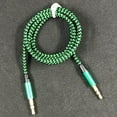 thumbnail image 3 of Opvise 1m Braided 3.5mm AUX Male to Male Stereo Audio Adapter Cable for PC DVD Speaker, 3 of 8