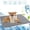 Gray, variant on Summer Cooling Mat & Sleeping Pad- Water Absorption Top, Materials Safe, Easy Carry, EZ Clean. Keep Cooling for Pets.(16.68x15.74 in)