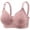 Pink, variant on Seamless Jelly Bra Full Coverage Wireless Bras Plus Size Fashion Bras for Women Summer Clothes Bra