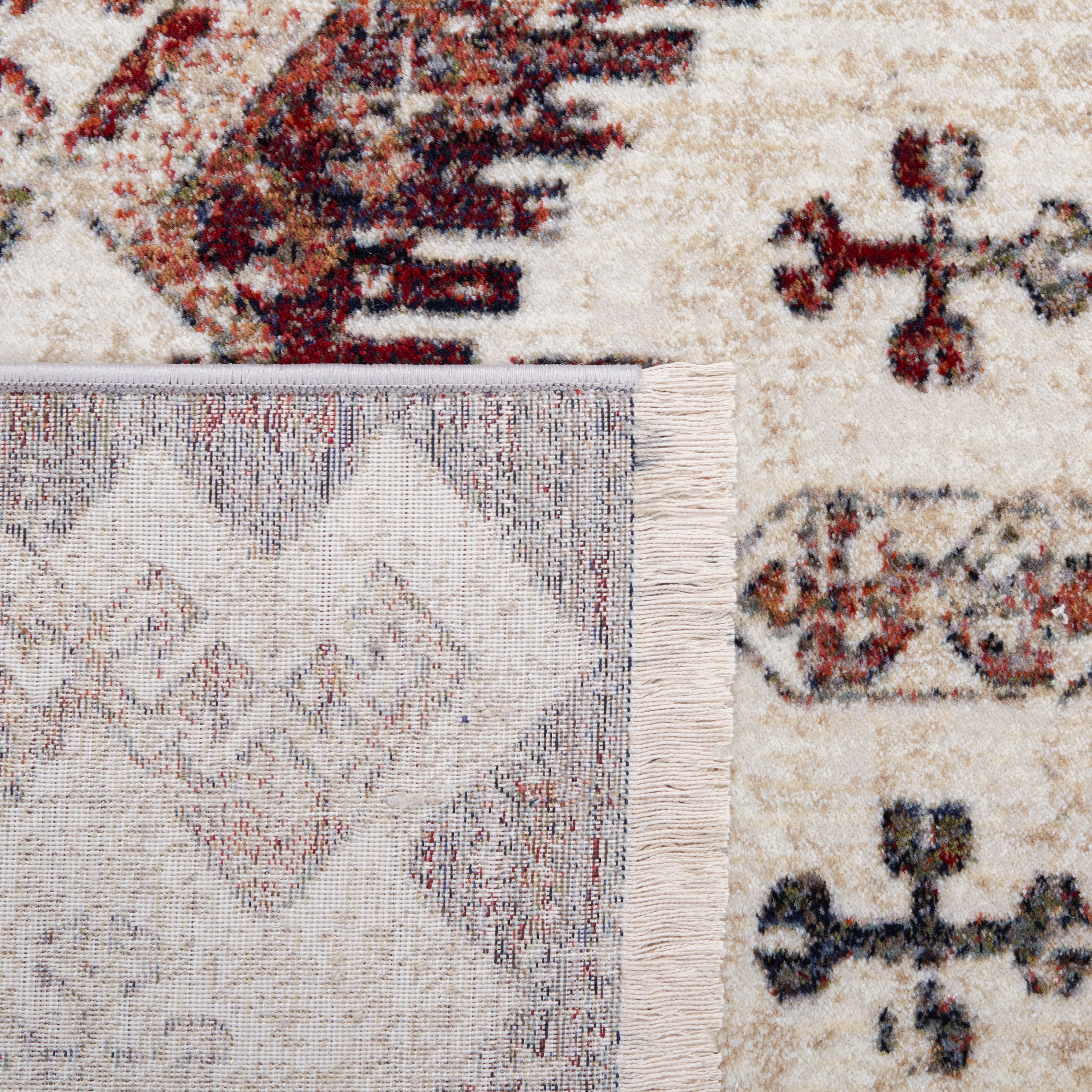 Safavieh Herat Syeda Oriental Area Rug, Cream/Gray, 4' x 6'