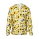 thumbnail image 1 of Fotbe Navy Blue Leaf Sunflower Chaqueta con Protección Solar UPF 50+ para Hombre y Mujer, Camisa con Capucha y Bolsillos-Small, 1 of 7