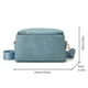 thumbnail image 4 of Bolso de hombro Bolsas cruzados de moda Cuero de PU impermeable para el trabajo (Azul claro), 4 of 6