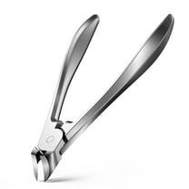 BEZOX Thick Toenail Clippers – Sharp Toe Nails Clipper for Thick Nails for Seniors, Precision Fingernail Clippers for Men and Women - Silver
