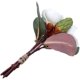 thumbnail image 5 of Leadigol 3 flores de magnolia artificial, ramo de decoración de flores de magnolia artificial de seda blanca TUNC Sencillez, 5 of 5