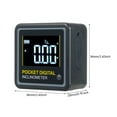 thumbnail image 3 of TFixol Compact Digital Inclinometer with LCD Backlight, 4x90° Measurement, Magnetic Base, Auto Shutdown, and ABS Housing for Precise Angle/Slope Detection, 3 of 6