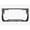 Black/Silver, variant on I'd Rather Be at The Beach Style Palm Tree Heavy Duty Metal License Plate Frame Personalise/Car Accessories Car Tag Holder Cover (Black/Turquoise)