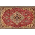 thumbnail image 1 of Ahgly Company Machine Washable Indoor Rectangle Traditional Peru Brown Area Rugs, 3' x 5', 1 of 7