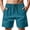 Turquoise, variant on AzureSilk Mens Athletic Shorts Running Shorts Workout Shorts Lightweight Gym Shorts With Pockets Mens Golf Shorts, Size S-3XL
