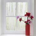 thumbnail image 1 of Window Film Self Adhesive Frosted Glass Film Privacy Film Window Film Opaque Decorative Film Anti-UV Static Film with Irregular Stripe Pattern 45 x 200cm, 1 of 5