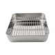 thumbnail image 5 of Heavy duty Stainless Steel Baking Tray with Cooling Rack Perfect for Oven Use, 5 of 11