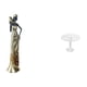 thumbnail image 1 of Figura Decorativa Ligera De Una Mujer Tribal Africana, Ideal Para Hoteles, Casas De Muñecas En Miniatura, Mesas Redondas, Mesas Auxiliares Y Juegos De Simulación En Jardines Y Casas De Juegos., 1 of 7