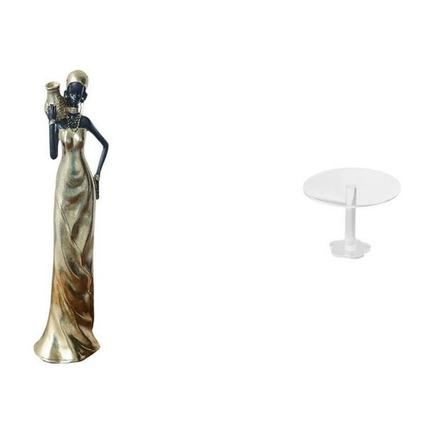 Figura Decorativa Ligera De Una Mujer Tribal Africana, Ideal Para Hoteles, Casas De Muñecas En Miniatura, Mesas Redondas, Mesas Auxiliares Y Juegos De Simulación En Jardines Y Casas De Juegos.