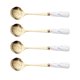 thumbnail image 4 of cucharas para café con forma de flor, delicadas y duraderas, para helado y postre., 4 of 7