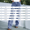 thumbnail image 4 of Women's Straight Leg Cargo Jeans, Relaxed Fit Denim Pants with Multiple Pockets, Stretchy Comfortable Workwear Jeans for Casual, Streetwear and Daily Wear Dark Blue L, 4 of 9