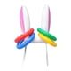 thumbnail image 5 of Juego de lanzamiento de anillos inflable con orejas de conejo Sunnimix con 4 anillos rosa, 5 of 8