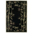 thumbnail image 2 of HomeRoots 352738 3 ft. 6 in. x 5 ft. 6 in. Wool Black Area Rug, 2 of 11