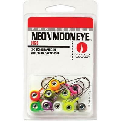 2PK Rapala Neon Moon Eye Jig Glow Kit 1/4 oz Fishing Lure