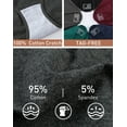 thumbnail image 4 of INNERSY Women's Cotton Underwear Hipster Panties 6 Pack Breathable Stretch Fit(XL,Classic), 4 of 6