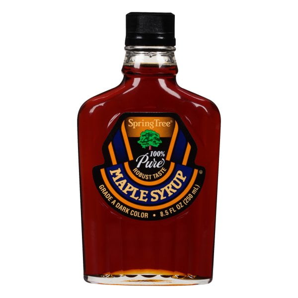 SpringTree® 100 Pure Grade A Dark Color Maple Syrup 8.5 fl. oz. Bottle