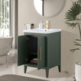 thumbnail image 3 of Vanity Art 24” Single Sink Bathroom Vanity Cabinet with Ceramic Countertop, 3 of 12
