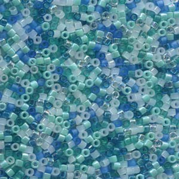 Mix Frozen Miyuki Delica Beads 11/0 DB-MIX9034-TB
