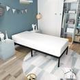 thumbnail image 5 of OmiNight Twin XL 18 Inches High No Box Spring Needed Metal Bed Frame, Non-slip and Ample Under-bed Storage,Noise Free, Black Bed Frame Twin XL, 5 of 6