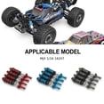 thumbnail image 3 of Ruiboury 4pieces Wear-resistant Front Rear Shock Absorber For MJX 1/16 H16 RC Car Part Titanium, 3 of 6