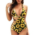 thumbnail image 1 of Aayomet Maillot de Bain une Pièce pour Femmes Résistant au Chlore Col Carré, B TG, 1 of 5