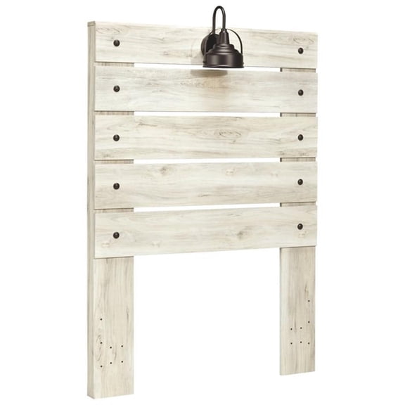 Bowery Hill Twin Panel Headboard in Whitewash
