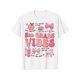thumbnail image 1 of Girls 3rd Grade Vibes Coquette Bow Back to School T-Shirt for kids, Soft Fabric, Breathable Fashion Short Sleeve Tees for Girls Boys Todder, 1 of 5