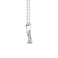 thumbnail image 2 of ARAIYA FINE JEWELRY 10K White Gold Round-shape Diamond Interlocking loop Pendant with Silver Cable Chain Necklace (1/4 cttw, I-J Color, I2-I3 Clarity) 18", 2 of 6