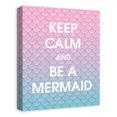 thumbnail image 2 of Creative Products Keep Calm And Be A Mermaid 16x20 Canvas Wall Art, 2 of 5