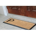 thumbnail image 3 of First Impression Rubber/Coir Molded Lucida 16-inch x 48-inch Monogrammed Doormat, 3 of 7
