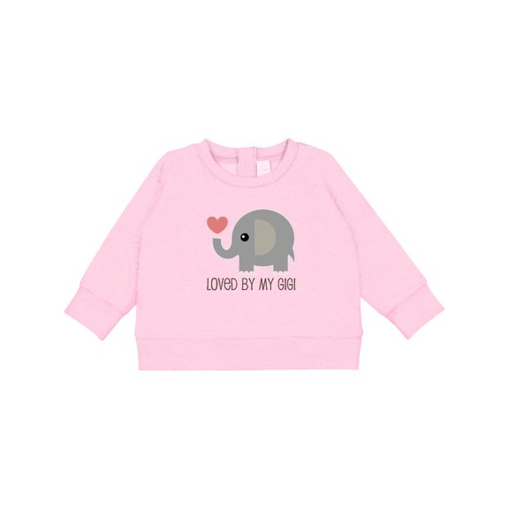 Inktastic Loved by My Gigi Grandma Baby Sweatshirt