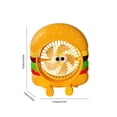 thumbnail image 5 of Hyknon Rechargeable Small Desk Fan Battery Operated Hamburger Table Fan Hanging Personal Cooling Fan Portable Mini Desktop Fan for Bedroom Travel Office Decoration, Yellow, 5 of 7