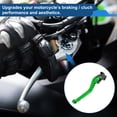 thumbnail image 3 of Palancas de freno y embrague largas Unique Bargains para Ducati 821 MONSTER 2014-2017, ajustables en 6 posiciones, palanca de freno de motocicleta de aleación de aluminio verde, 1 par, 3 of 7