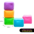 thumbnail image 5 of Schylling NeeDoh Nice Cube Glow - Sensory Toy with a Super Solid Squish - Glows in The Dark and Always Returns to its Square Shape - Ages 3 and Up Colors Vary, 5 of 6