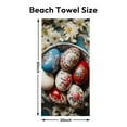 thumbnail image 3 of Custom Photo Beach Towel For Ester, Colorful Eggs Photo Pool Towel, Photo Gift for Kids, 30"X60", 3 of 5