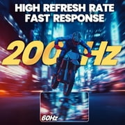 CRUA 27 200Hz Curved Gaming Monitor,FHD 1800R White Computer Monitor,120% sRGB,FreeSync,Low Motion Blur,HDMI & DP