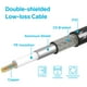 thumbnail image 4 of Cable coaxial STEREN RG8X de 20 pies con conectores UHF PL259, 4 of 7