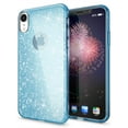 thumbnail image 1 of Case Compatible With Iphone Xr, Glitter Ultra-Slim Silicone Case, Back Cover Protective Cover, Glitter Sparkle Mobile Phone Case Bumper, Thin Bling Rhinestone Case, Color: Blue, 1 of 6