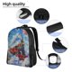 thumbnail image 5 of Balery Cartoon Train Hot Air Balloon Mochila - Mochila Estilosa y Duradera para Laptop de 15 Pulgadas con Tela Oxford Impermeable, 5 of 8