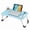 Blue, variant on Folding Lap Desk, 23 Inch Portable Wood Blue Laptop Bed Desk Lap Desk with Cup Holder, for Working Reading Writing, Eating, Watching Movies for Bed Sofa Couch Floor-Pink