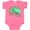 Hot Pink, variant on Inktastic Tiny, Cute Chameleon Boys or Girls Baby Bodysuit