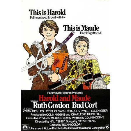 Harold and Maude POSTER (11x17) (1971) (UK Style