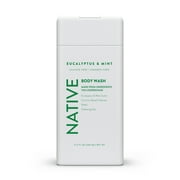 Native Natural Body Wash, Eucalyptus and Mint, Sulfate Free, 11.5 oz