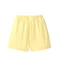 thumbnail image 5 of WOLLED 2-8 Years Girls Cotton Shorts for Kids Baby Drawstring Sweat Pants Toddler Solid Color Shorts, 5 of 9