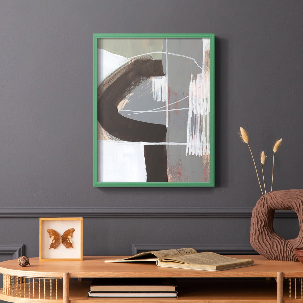 Arching Neutrals IV in Paper Solid Wood 8 x 10 Framed Print