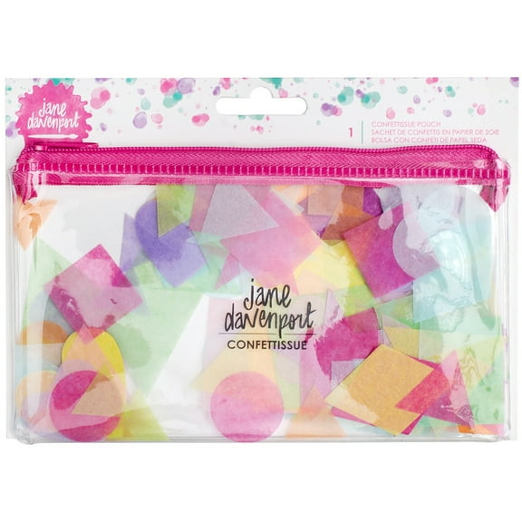 Jane Davenport Mixed Media Confettissue Die-Cuts 205/Pkg-Cute Shapes
